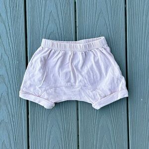 Hanna Andersson light pink baby shorts